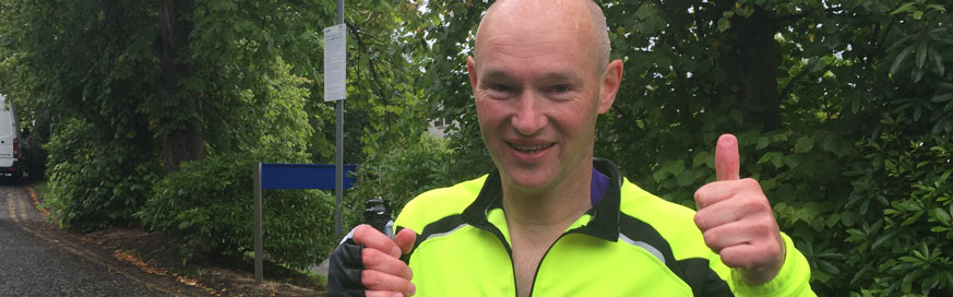 David raises over £12k for charity after 168 mile challenge