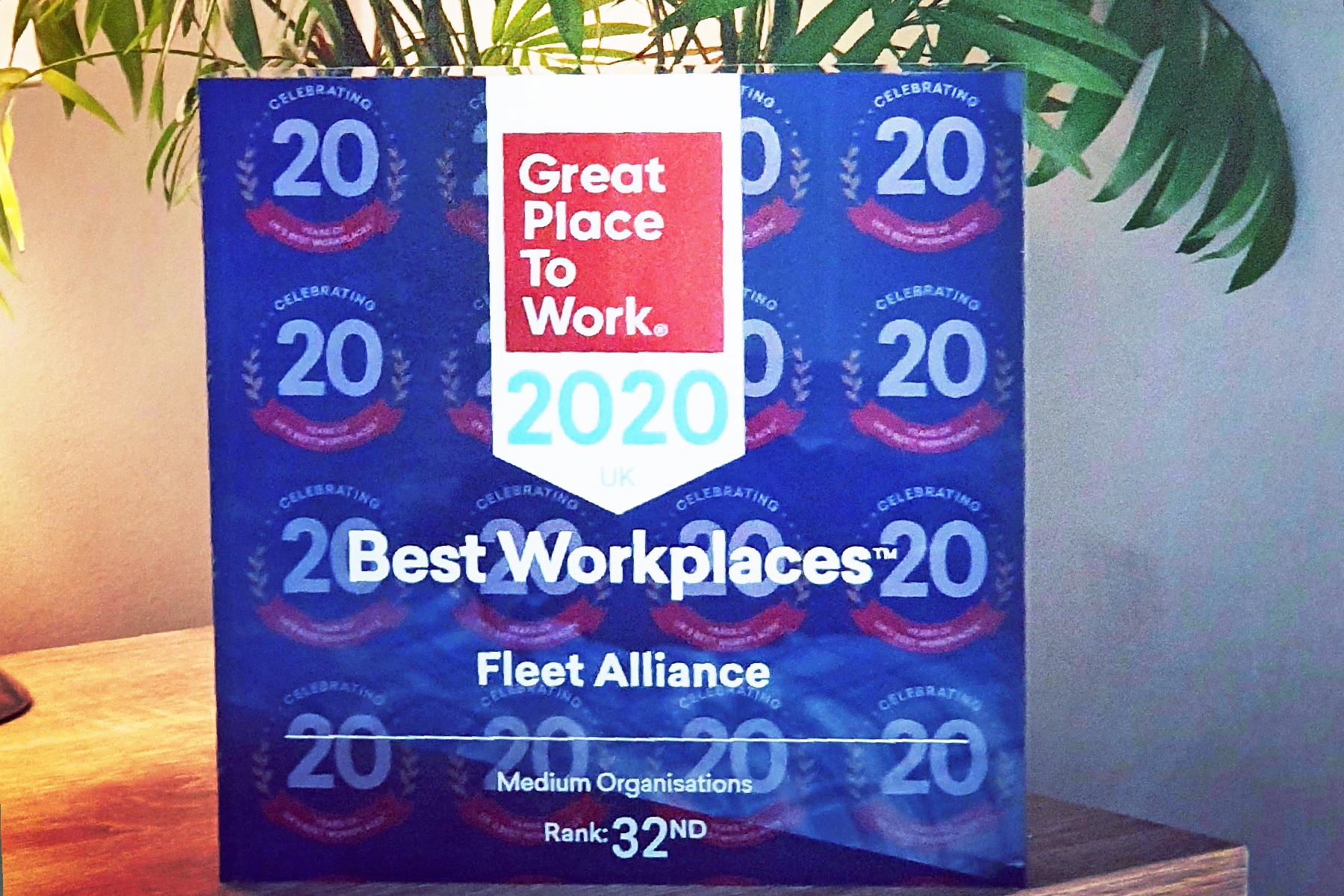 Fleet Alliance named as one of UK’s Best Places to Work 2020