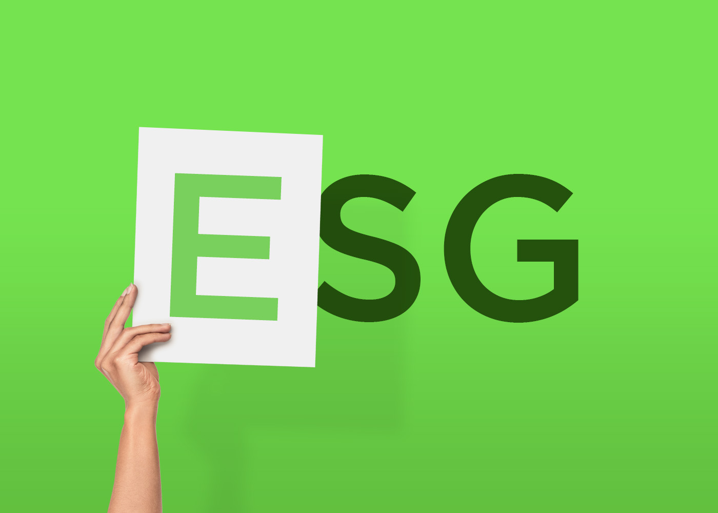 Putting the E into ESG