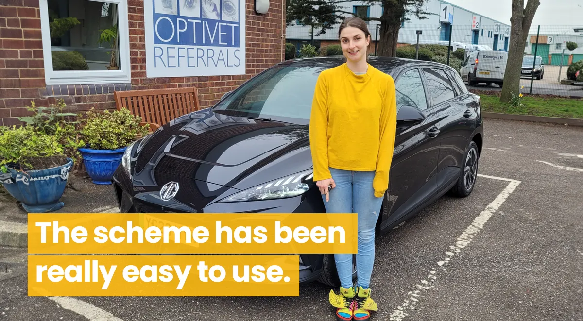 Hannah O'Shea employee testimonial with an electric car through salary sacrifice