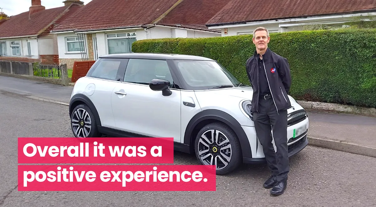 James Muir employee testimonial with an electric car through salary sacrifice