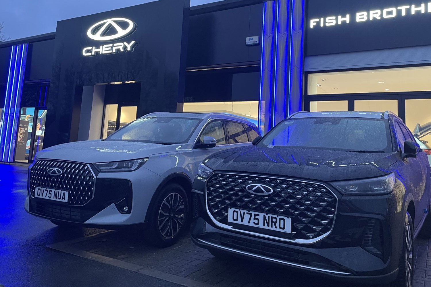 Chery Tiggo 8 - Two Models on show