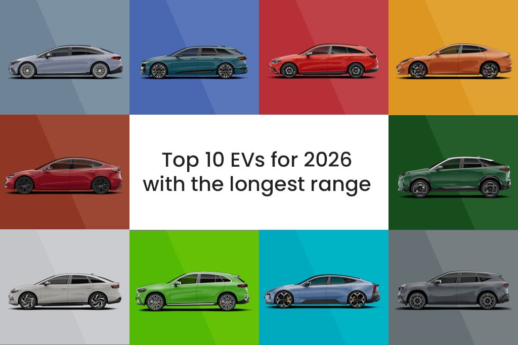 Top 10 EVs for 2026 with the longest range