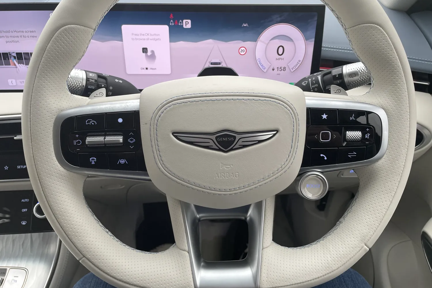 GV70 interior