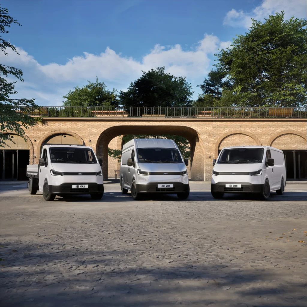 Range of electric vans